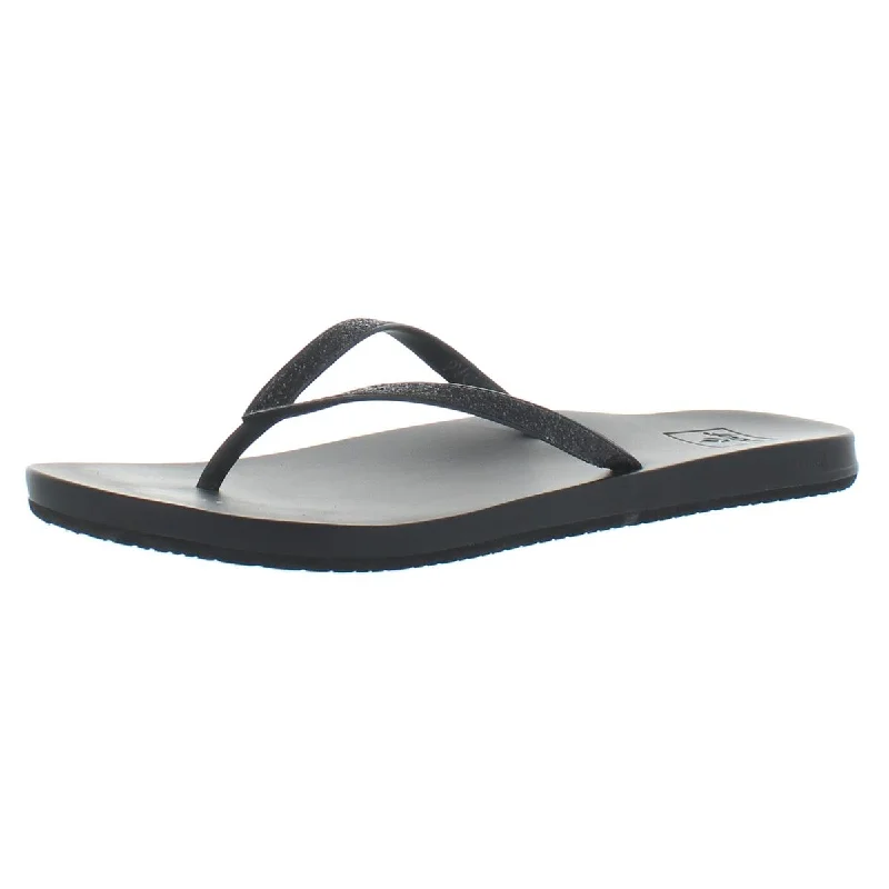 Plus Size Women's Wide - Width Platform Sandals in Black for Added Comfort and HeightReef Womens Cushion Stargazer Arch Support Slip On Flip-Flops