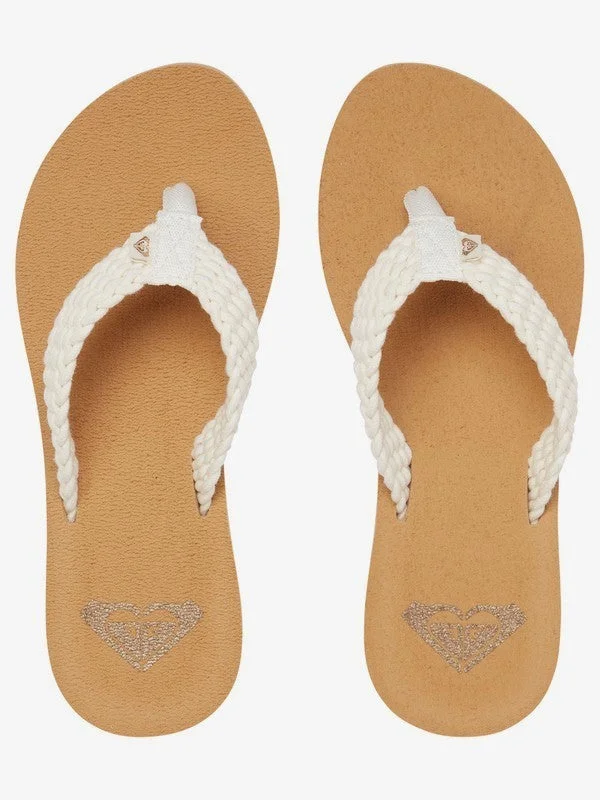 Child - Friendly Women's Sandals with a Secure Buckle in Purple for Moms on the GoRoxy Sandals Woman's Braided Cotton Upper