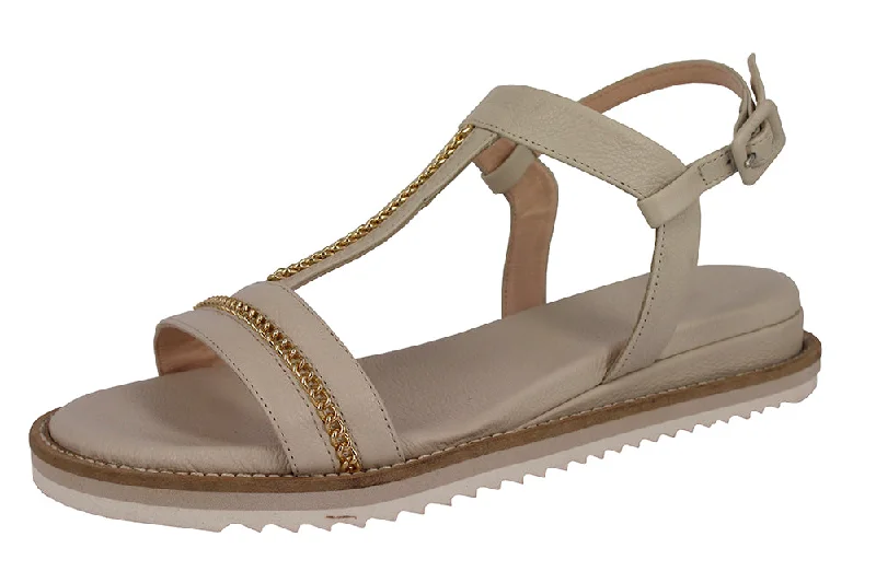 Anti - Slip Women's Sandals with a Grooved Sole in Green for Outdoor Adventures1005 - VEGAS CREMA