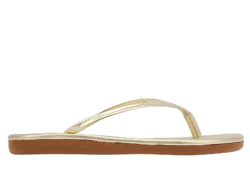 Elastic - Strap Women's Sandals with a Padded Toe in Teal for Easy On - and - OffSaionara Flip Flop Sandals Platinum