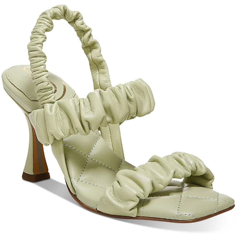 Lightweight Women's Mesh - Paneled Sandals in Yellow for BreathabilitySam Edelman Womens Marlena Leather Slip On Slingback Sandals