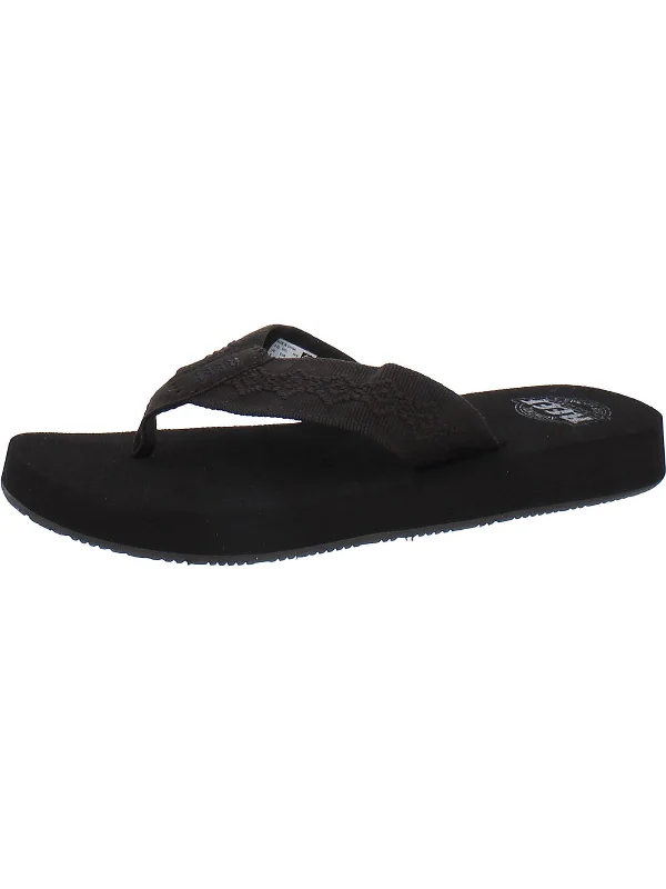 Anti - Slip Women's Sandals with a Grooved Sole in Green for Outdoor AdventuresSandy Womens Thong Flat Flip-Flops