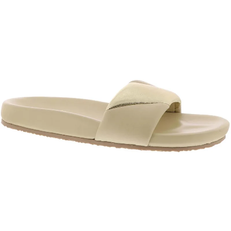 Child - Friendly Women's Sandals with a Secure Buckle in Purple for Moms on the GoSeychelles Womens Trilogy Leather Slip On Slide Sandals