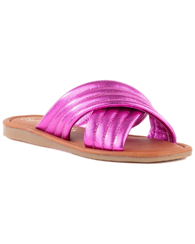Women's Thong Sandals with a Beaded Design in Multicolor for a Beachy AestheticSeychelles Word For Word Leather Sandal