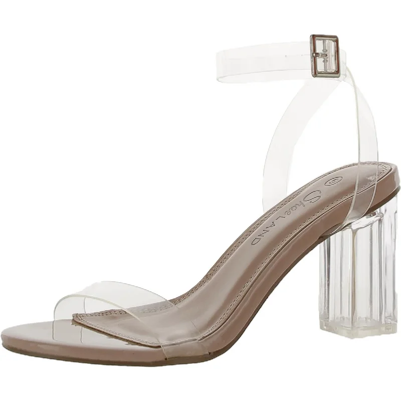 Shock - Absorbing Women's Sandals with a Soft Insole in Black for Active LifestylesShoe Land Womens Ankle Strap Pump Heels