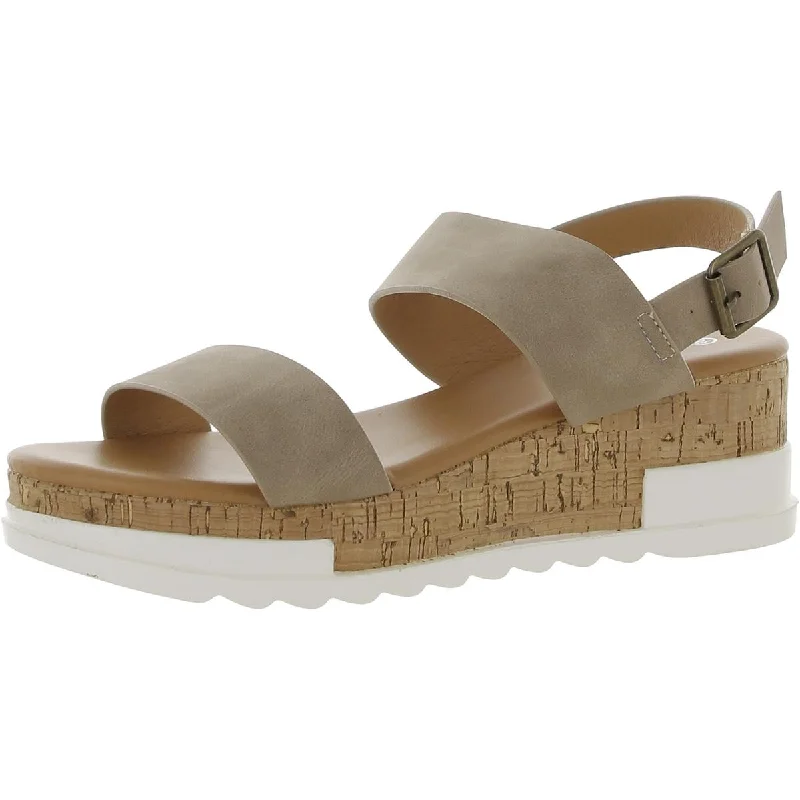 Child - Friendly Women's Sandals with a Secure Buckle in Purple for Moms on the GoShoeland Womens Open Toe Strappy Wedge Sandals