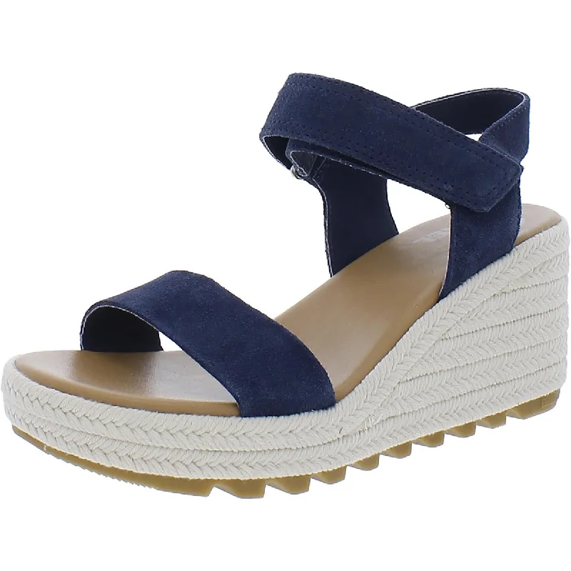 Sustainable Women's Recycled Material Sandals in Beige for Eco - Conscious ShoppersSorel Womens CAMERON Open Toe Wedge Wedge Sandals