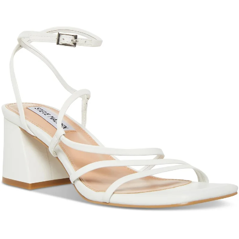 Waterproof Women's Rubber Beach Sandals with Arch Support in Blue for Water ActivitiesSteve Madden Womens Alyce Buckle Open Toe Slingback Sandals