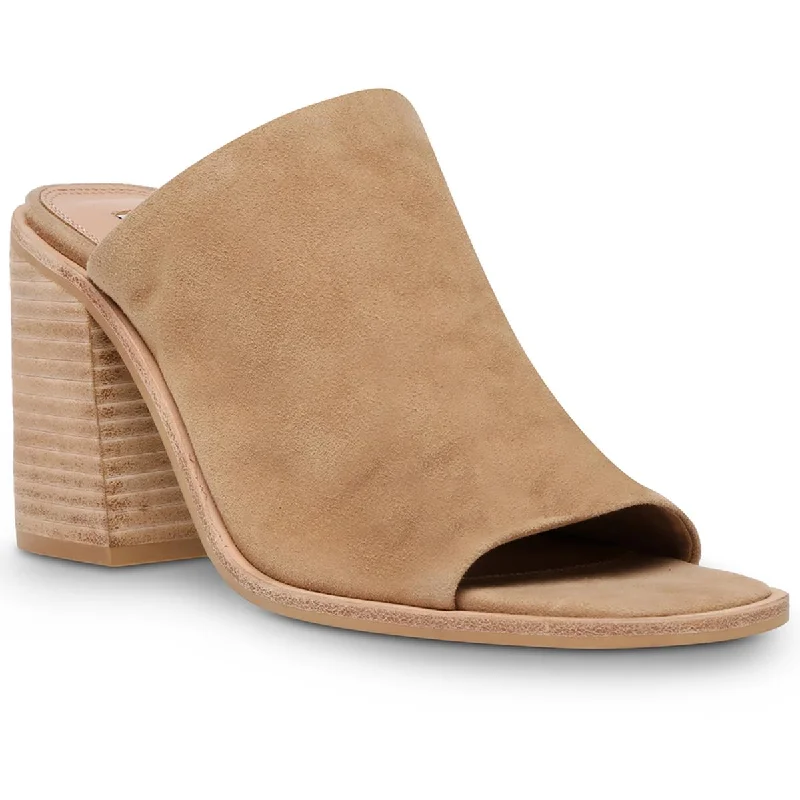 Child - Friendly Women's Sandals with a Secure Buckle in Purple for Moms on the GoSteve Madden Womens Cru  Leather Block Heel Heels