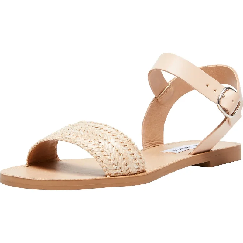 Lightweight Women's Mesh - Paneled Sandals in Yellow for BreathabilitySteve Madden Womens Donddi Solid Ankle Strap Sandals