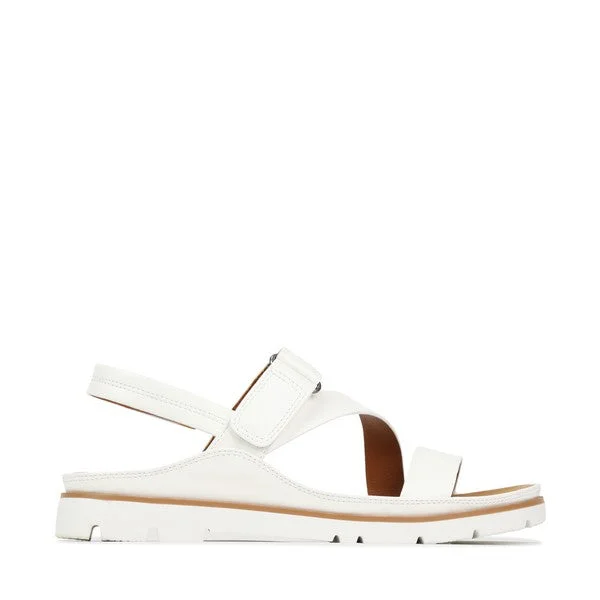 Sustainable Women's Recycled Material Sandals in Beige for Eco - Conscious ShoppersLOS CABOS ASHLI