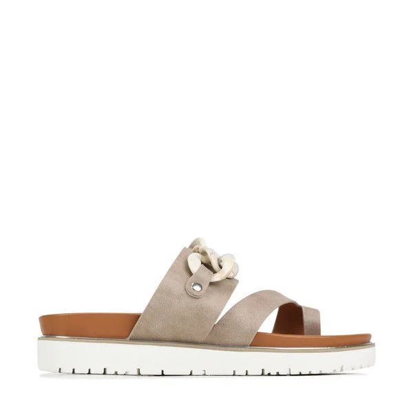 Women's Rhinestone - Embellished Open - Toe Sandals in Silver for a Glamorous Party LookLOS CABOS CAI
