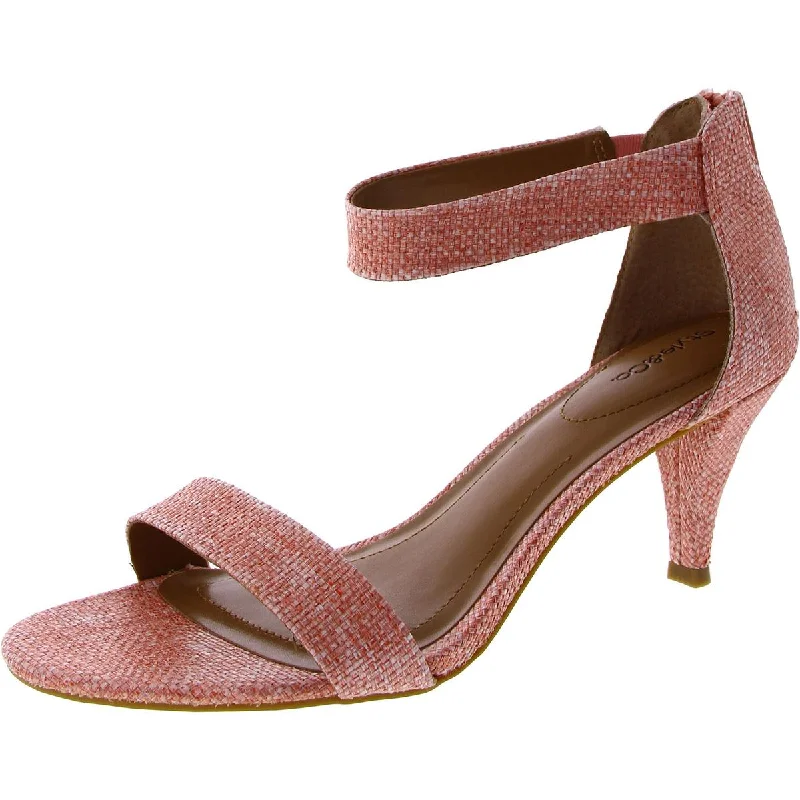 Shock - Absorbing Women's Sandals with a Soft Insole in Black for Active LifestylesStyle & Co. Womens Woven Slip On Heels
