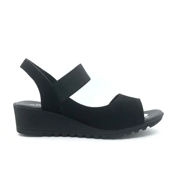 Women's Cork - Soled Espadrille Sandals with a Rope - Trimmed Upper in Navy for a Summer VibeVIA NOVA ITA