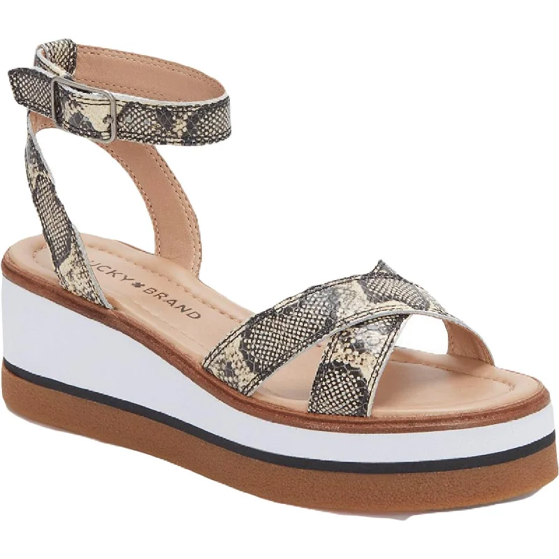 Women's Flat Slide Sandals with a Memory Foam Insole in White for All - Day ComfortTarhi Womens Padded Insole Open Toe Wedge Sandals