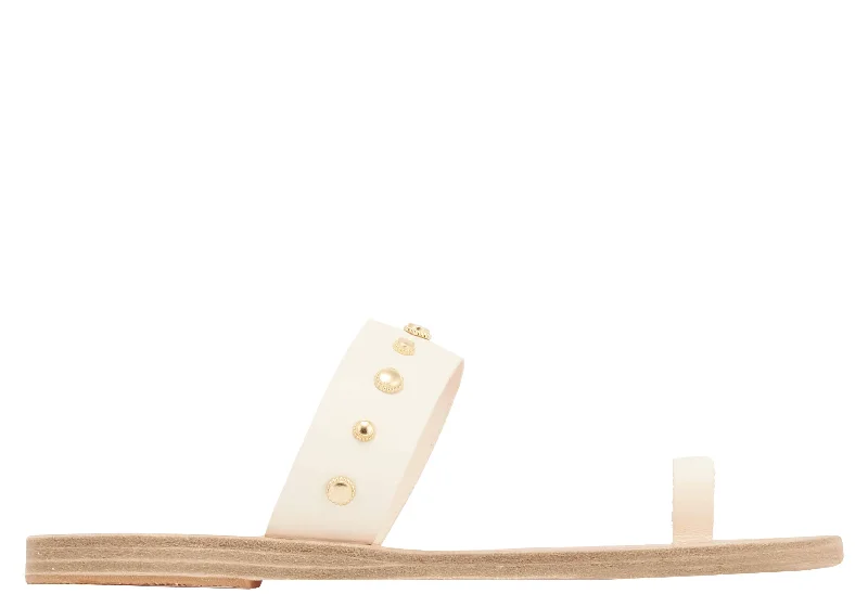 Women's Sandals with a Floral - Printed Upper in Pink for a Feminine Spring LookThalia Bee Strap Sandals Off White