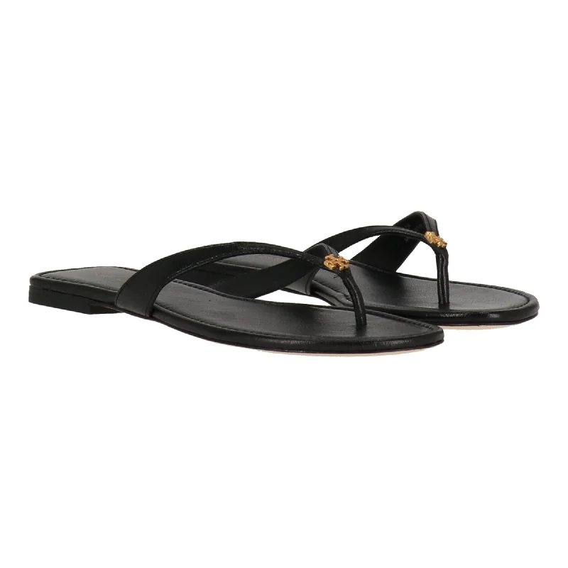 Waterproof Women's Rubber Beach Sandals with Arch Support in Blue for Water ActivitiesTory Burch Womens Black Classic Flip Flop