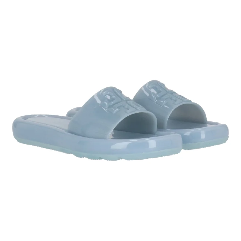 Women's Sandals with a Wedge Heel and a Tassel Detail in Orange for a Trendy LookTory Burch Womens Blue Bubble Jelly Sandal