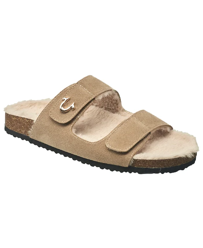 Women's Strappy Gladiator Sandals with Buckle Closures in Tan for a Boho LookTrue Religion Women's Winnie Sandal
