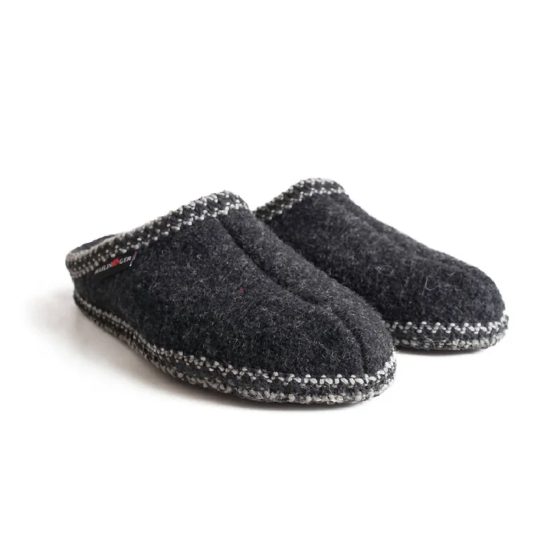 Anti - Slip Women's Sandals with a Grooved Sole in Green for Outdoor AdventuresUnisex As Wool Slipper In Charcoal