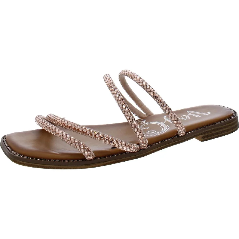 Adjustable Strap Women's Sandals with a Padded Heel in Pink for a Custom FitVery G Womens Slip On Open Toe Strappy Sandals
