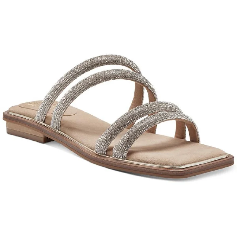Women's Sandals with a Floral - Printed Upper in Pink for a Feminine Spring LookVince Camuto Womens Peomi Microsuede Open Toe Dress Sandals