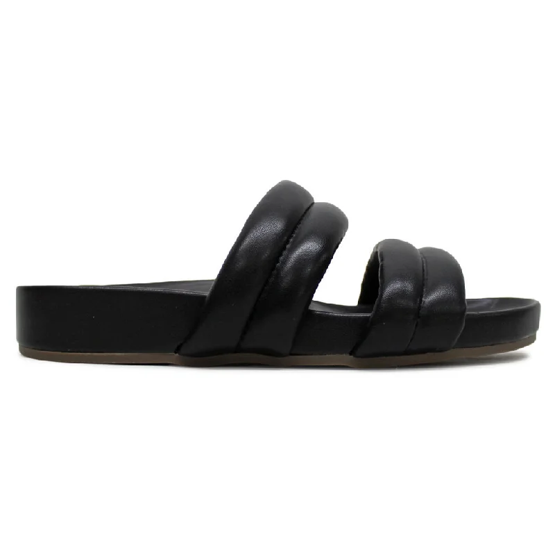 Elastic - Strap Women's Sandals with a Padded Toe in Teal for Easy On - and - OffMayla Synthetic Leather Women's Slides Sandals