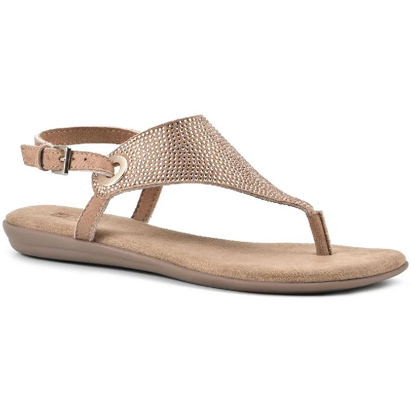 Lightweight Women's Mesh - Paneled Sandals in Yellow for BreathabilityWhite Mountain Womens London 2 Rhinestone Slingback Sandals