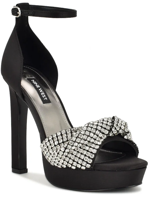 Lightweight Women's Mesh - Paneled Sandals in Yellow for BreathabilityWN WARY 2 Womens Woven Jeweled Platform Sandals