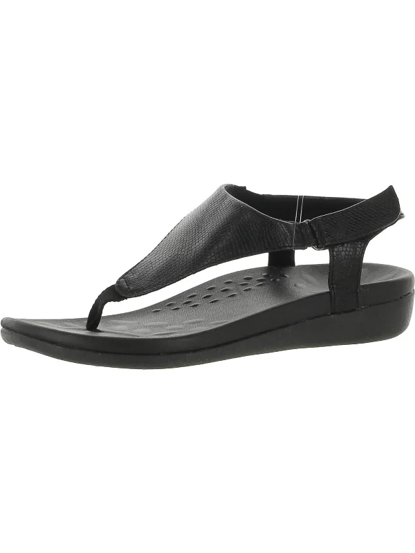 Orthopedic Women's Sandals with Arch Support in Gray for Foot HealthWomens Adjustable Thong Sandals