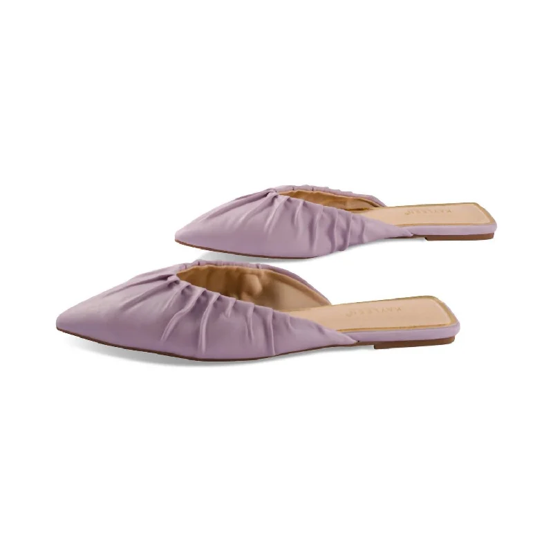 Women's Ankle - Strap Sandals with a Block Heel in Red for a Sophisticated StyleWomen's Caralyn Faux Leather Sandals In Lilac