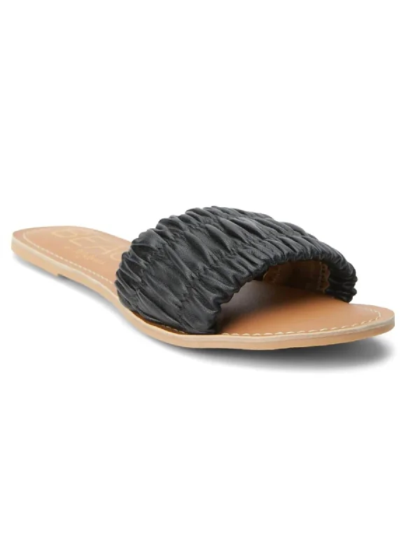Elastic - Strap Women's Sandals with a Padded Toe in Teal for Easy On - and - OffWomen's Channel Slide Sandal In Black