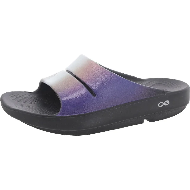 Orthopedic Women's Sandals with Arch Support in Gray for Foot HealthWomens Flat Slip On Pool Slides