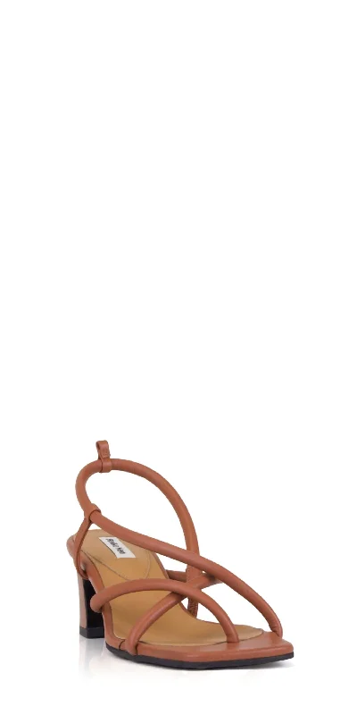 Women's Leather - Strapped Sandals with a Braided Detail in Brown for a Rustic AppealWomen's Gaji Leather Sandals In Brown