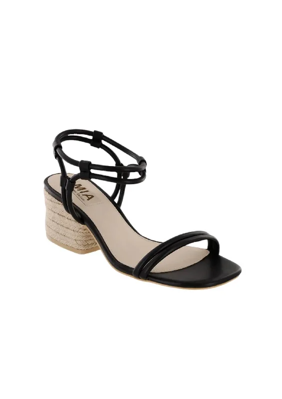 Adjustable Strap Women's Sandals with a Padded Heel in Pink for a Custom FitWomen's Ione Sandals In Black