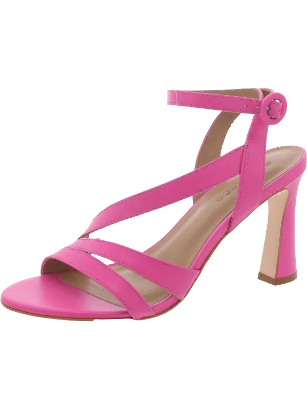Women's Sandals with a Wedge Heel and a Tassel Detail in Orange for a Trendy LookWomens Leather Solid Slingback Sandals