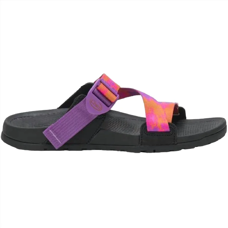 Women's Sandals with a Glitter - Coated Strap in Gold for a Sparkly Summer OutfitWomen's Lowdown Slide Sandal In Faded Orange