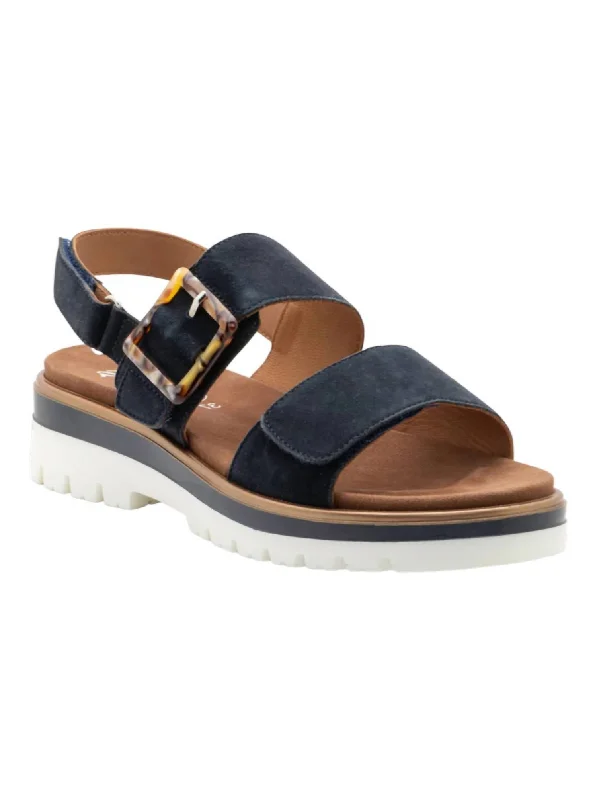 Child - Friendly Women's Sandals with a Secure Buckle in Purple for Moms on the GoWomen's Marbella Sandal In Navy