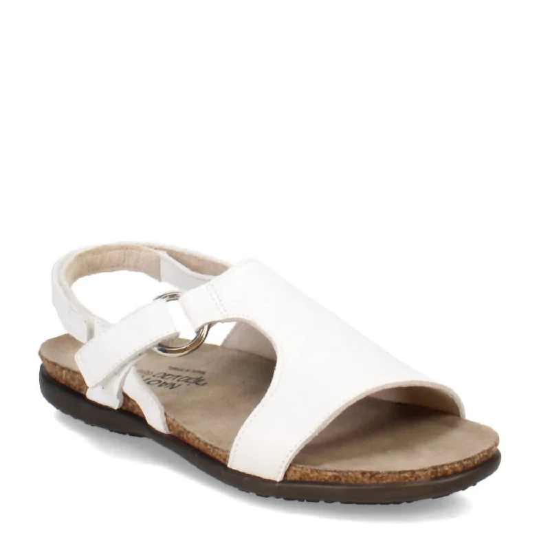 Shock - Absorbing Women's Sandals with a Soft Insole in Black for Active LifestylesWomen's Olivia Sandals In Soft White