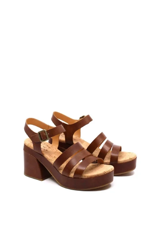 Women's Sandals with a Wedge Heel and a Tassel Detail in Orange for a Trendy LookWomen's Pasha Sandal In Brown