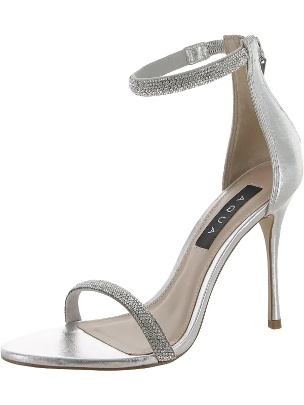 Child - Friendly Women's Sandals with a Secure Buckle in Purple for Moms on the GoWomens Pumps Rhinestone Heels