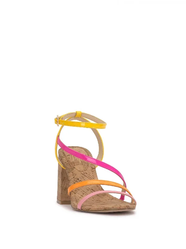 Adjustable Strap Women's Sandals with a Padded Heel in Pink for a Custom FitWomen's Reyvin Sandals In Pink