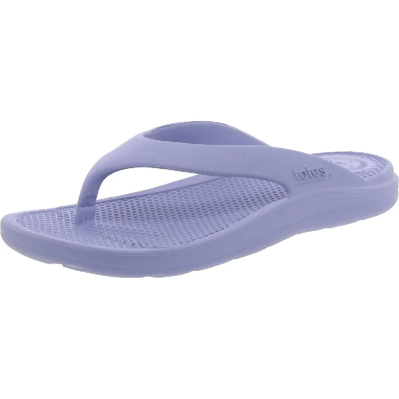 Women's Cork - Soled Espadrille Sandals with a Rope - Trimmed Upper in Navy for a Summer VibeWomens Slip on Flat Flip-Flops