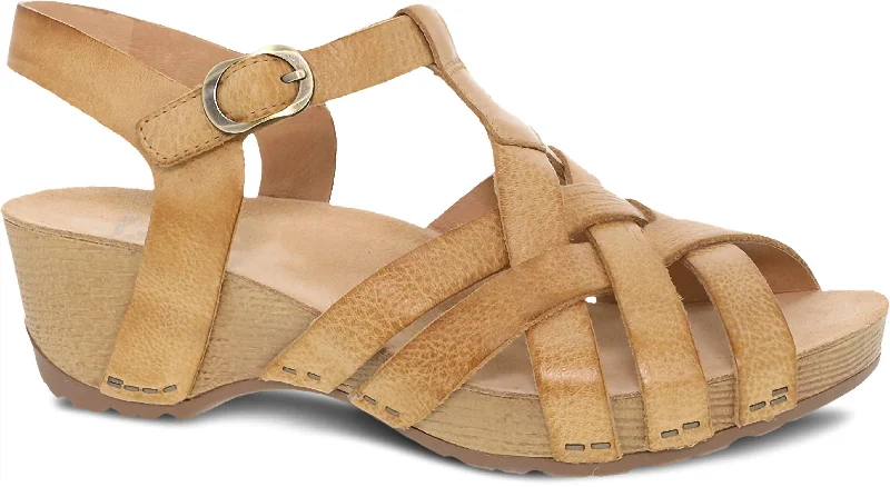 Waterproof Women's Rubber Beach Sandals with Arch Support in Blue for Water ActivitiesWomen's Tinley Sandal In Tan