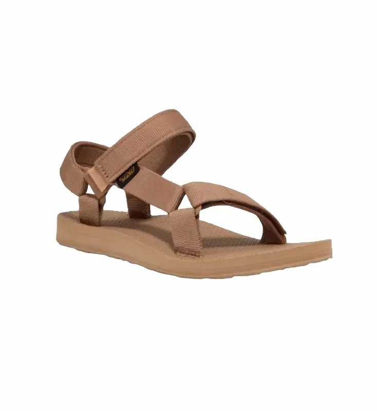 Women's Ankle - Strap Sandals with a Block Heel in Red for a Sophisticated StyleWomen's Universal Original Sandal In Sand Dune