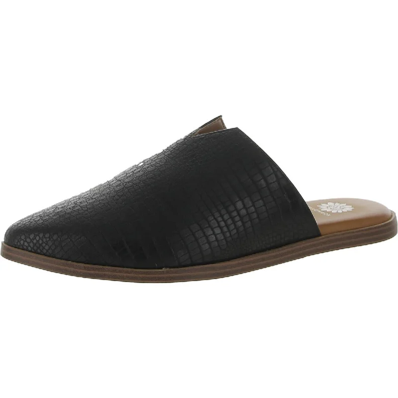 Women's Cork - Soled Espadrille Sandals with a Rope - Trimmed Upper in Navy for a Summer VibeYellow Box Womens Novita  Faux Leather Pointed Toe Slide Sandals