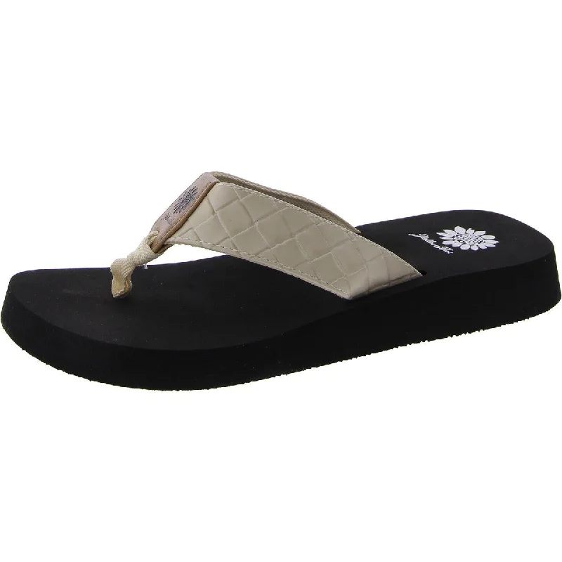 Women's Sandals with a Floral - Printed Upper in Pink for a Feminine Spring LookYellow Box Womens Thong Flat Thong Sandals