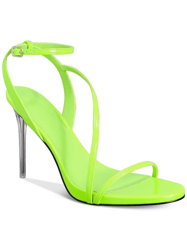 Elastic - Strap Women's Sandals with a Padded Toe in Teal for Easy On - and - OffZayn Womens Leather Evening Heels