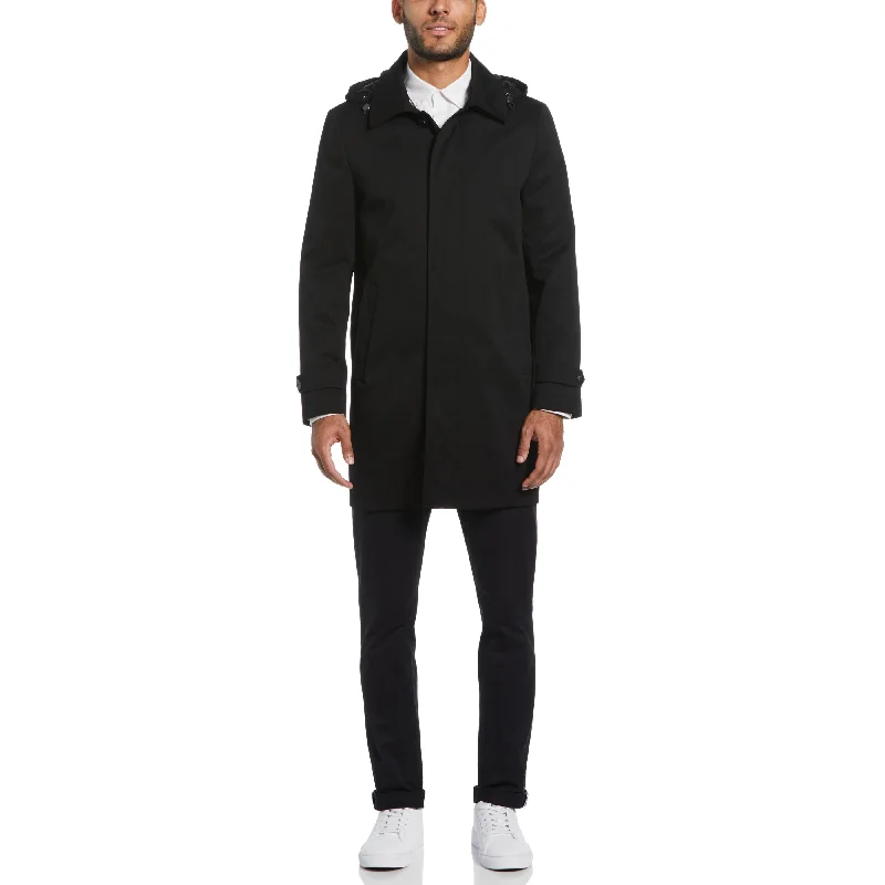 Black Portland Rain Coat