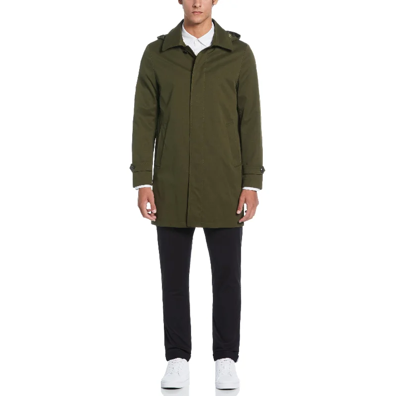 Olive Portland Rain Coat